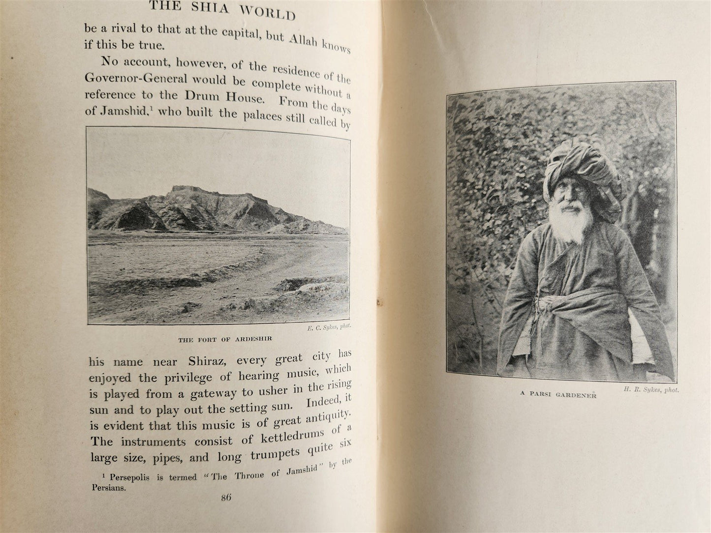 1910 TRAVEL to PERSIA ILLUSTRATED antique GLORY OF THE SHIA WORLD