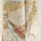 1862 SINAI & PALESTINE in CONNECTION w/ THEIR HISTORY antique ILLUSTRATED w/MAPS