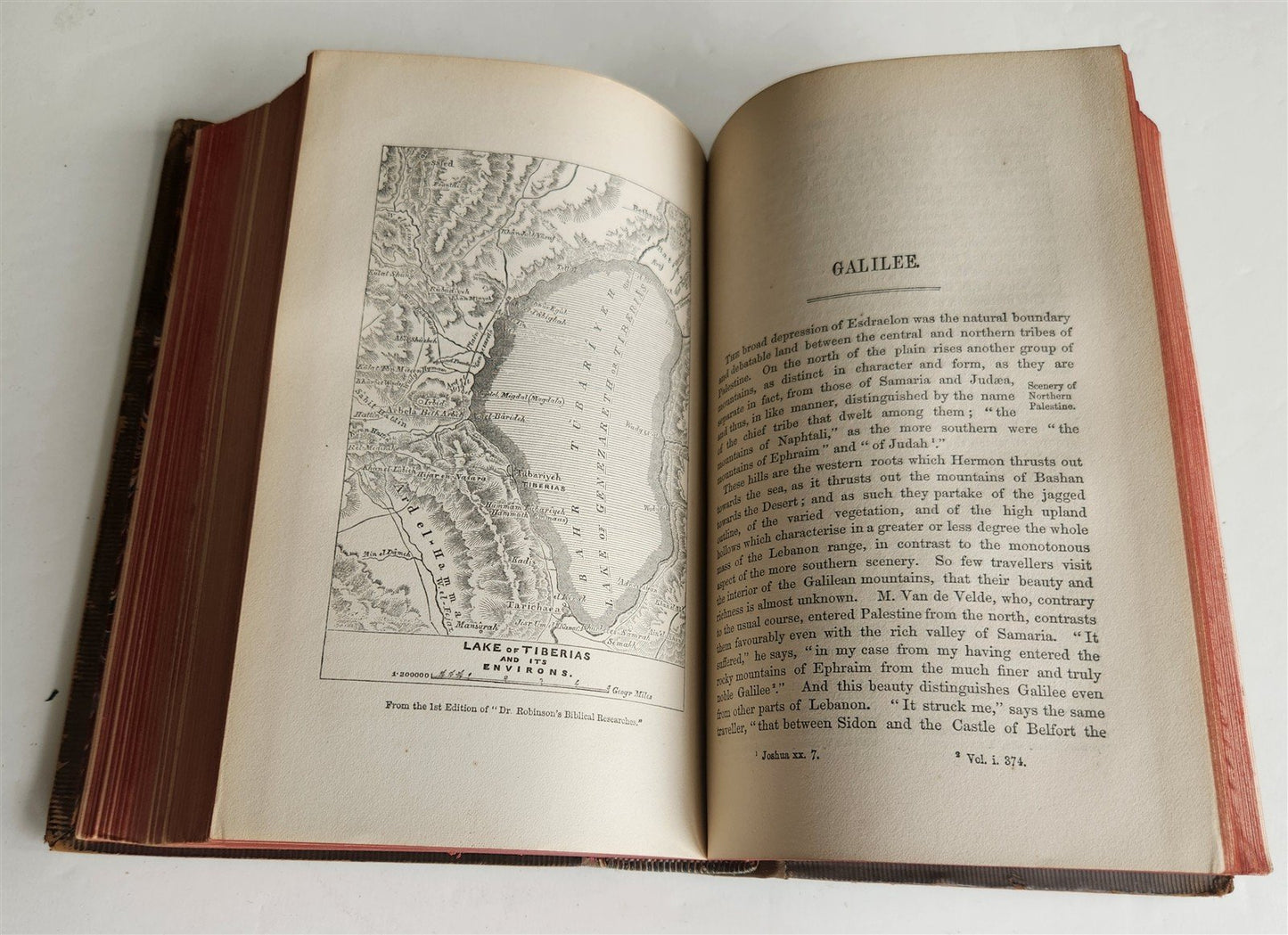 1862 SINAI & PALESTINE in CONNECTION w/ THEIR HISTORY antique ILLUSTRATED w/MAPS