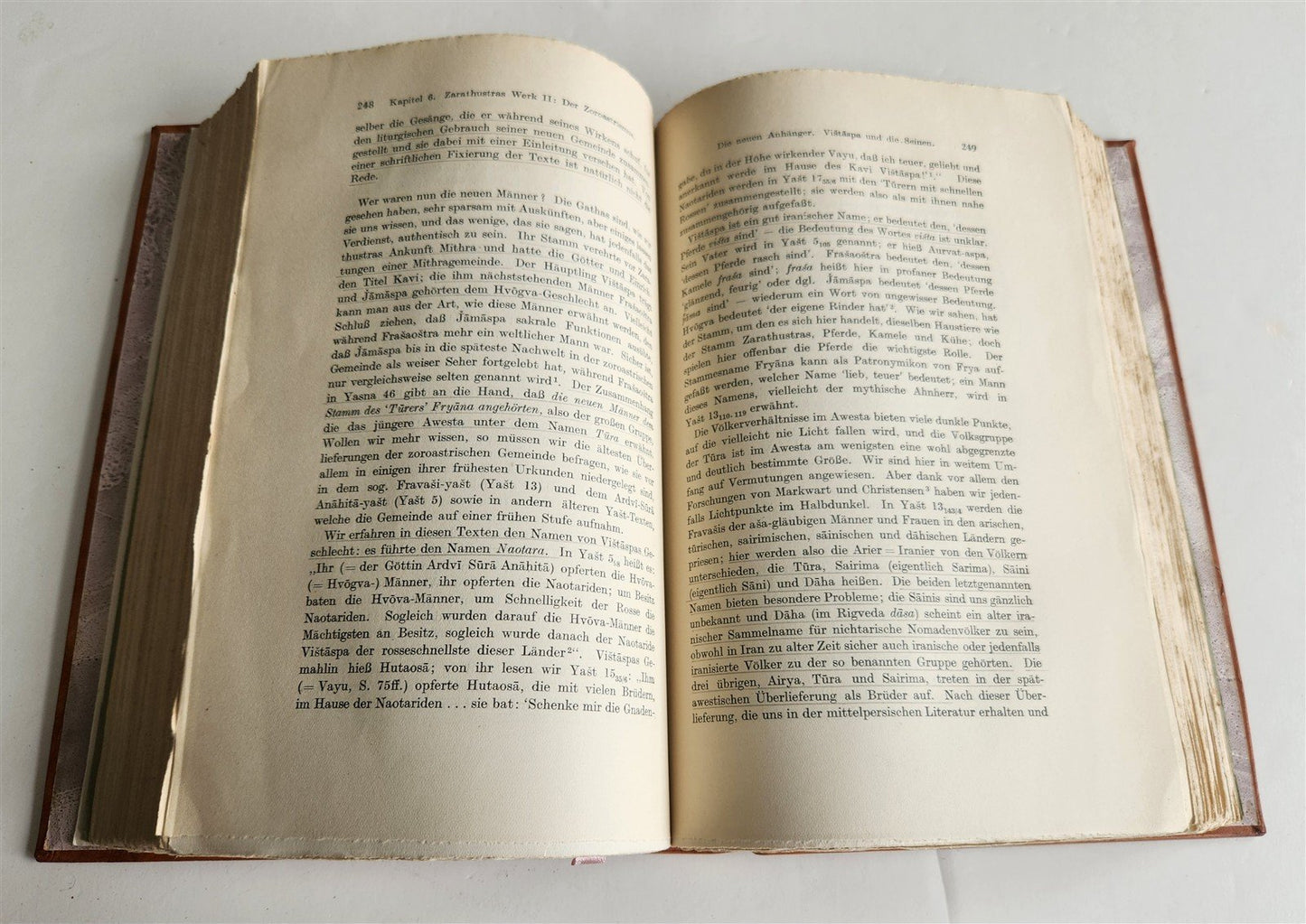 1938 RELIGIONS of ANCIENT PERSIA antique in GERMAN