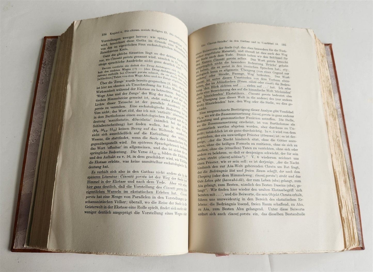 1938 RELIGIONS of ANCIENT PERSIA antique in GERMAN