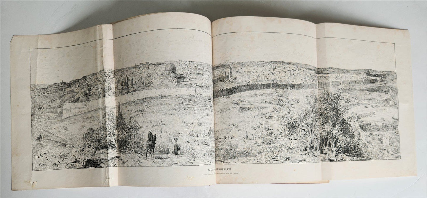 1897 IN THE LAND of CHRIST antique ILLUSTRATED iFOLIO n FRENCH Au Pays du Christ