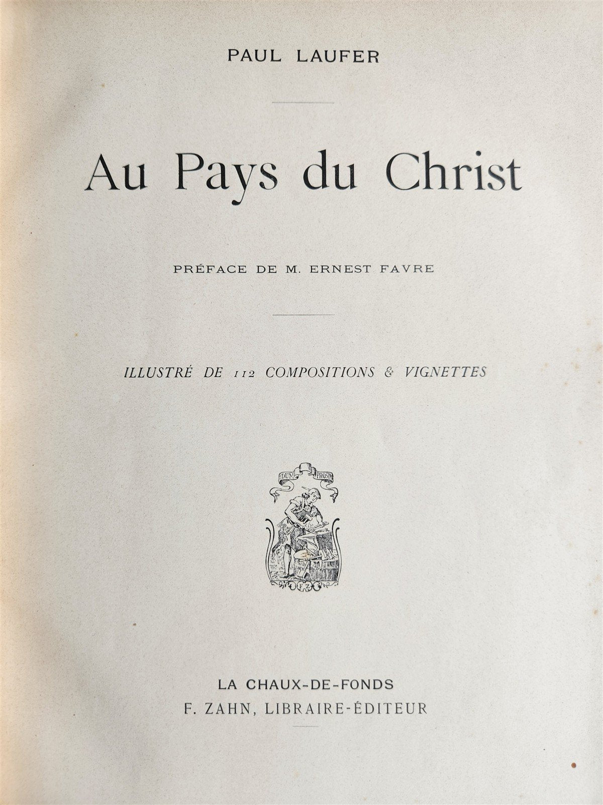 1897 IN THE LAND of CHRIST antique ILLUSTRATED iFOLIO n FRENCH Au Pays du Christ