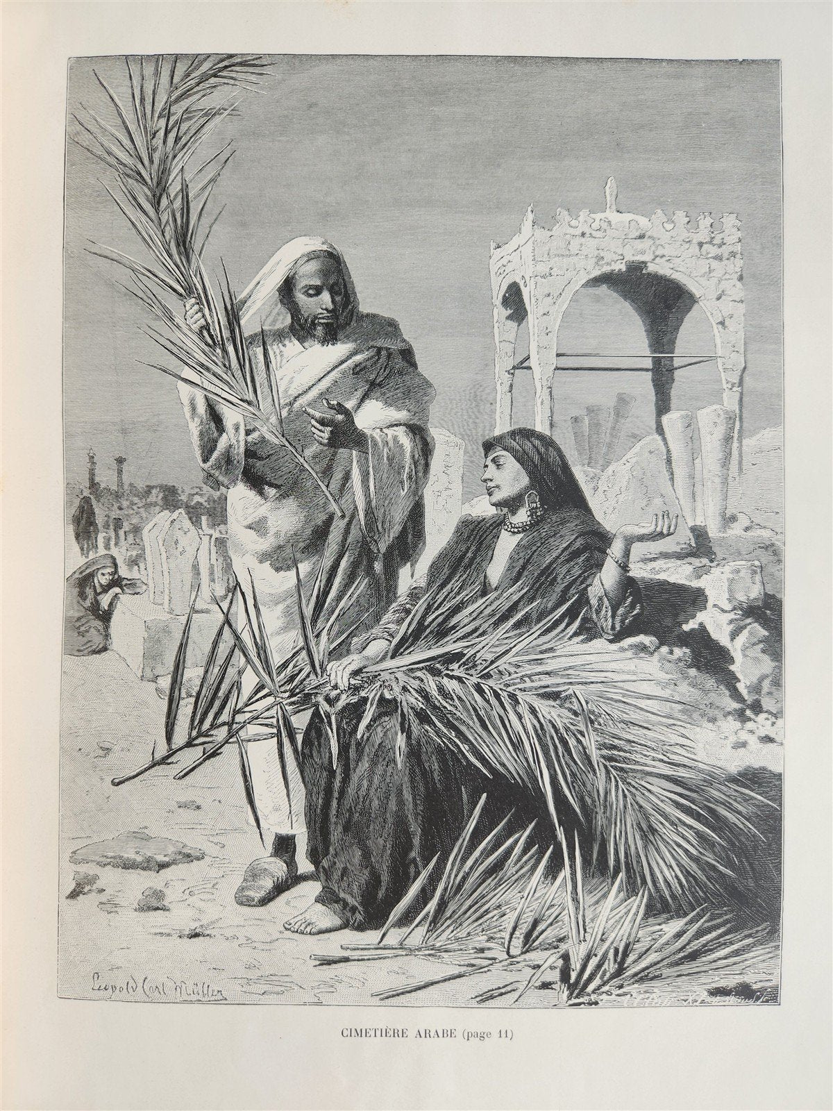 1897 IN THE LAND of CHRIST antique ILLUSTRATED iFOLIO n FRENCH Au Pays du Christ