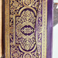 1900 OTTOMAN KORAN antique QURAN Turkish w/ WOODEN STAND & GILT SLIP CASE