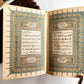 1900 OTTOMAN KORAN antique QURAN Turkish w/ WOODEN STAND & GILT SLIP CASE