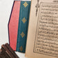 1900 OTTOMAN KORAN antique QURAN Turkish w/ WOODEN STAND & GILT SLIP CASE