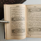1900 OTTOMAN KORAN antique QURAN Turkish w/ WOODEN STAND & GILT SLIP CASE