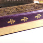 1900 OTTOMAN KORAN antique QURAN Turkish w/ WOODEN STAND & GILT SLIP CASE