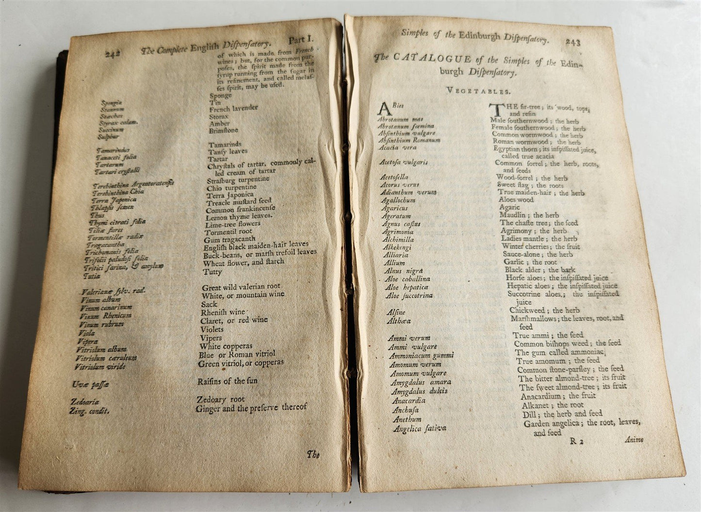 1749 Pharmacopoeia Complete English Dispensatory ANTIQUE by John Quincy