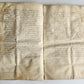 17th century MANUSCRIPT on VELLUM ANTIQUE LEGAL DOCUMENT in FRENCH 24 pages