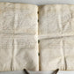 17th century MANUSCRIPT on VELLUM ANTIQUE LEGAL DOCUMENT in FRENCH 24 pages