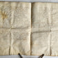 17th century MANUSCRIPT on VELLUM ANTIQUE LEGAL DOCUMENT in FRENCH 24 pages