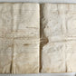 17th century MANUSCRIPT on VELLUM ANTIQUE LEGAL DOCUMENT in FRENCH 24 pages