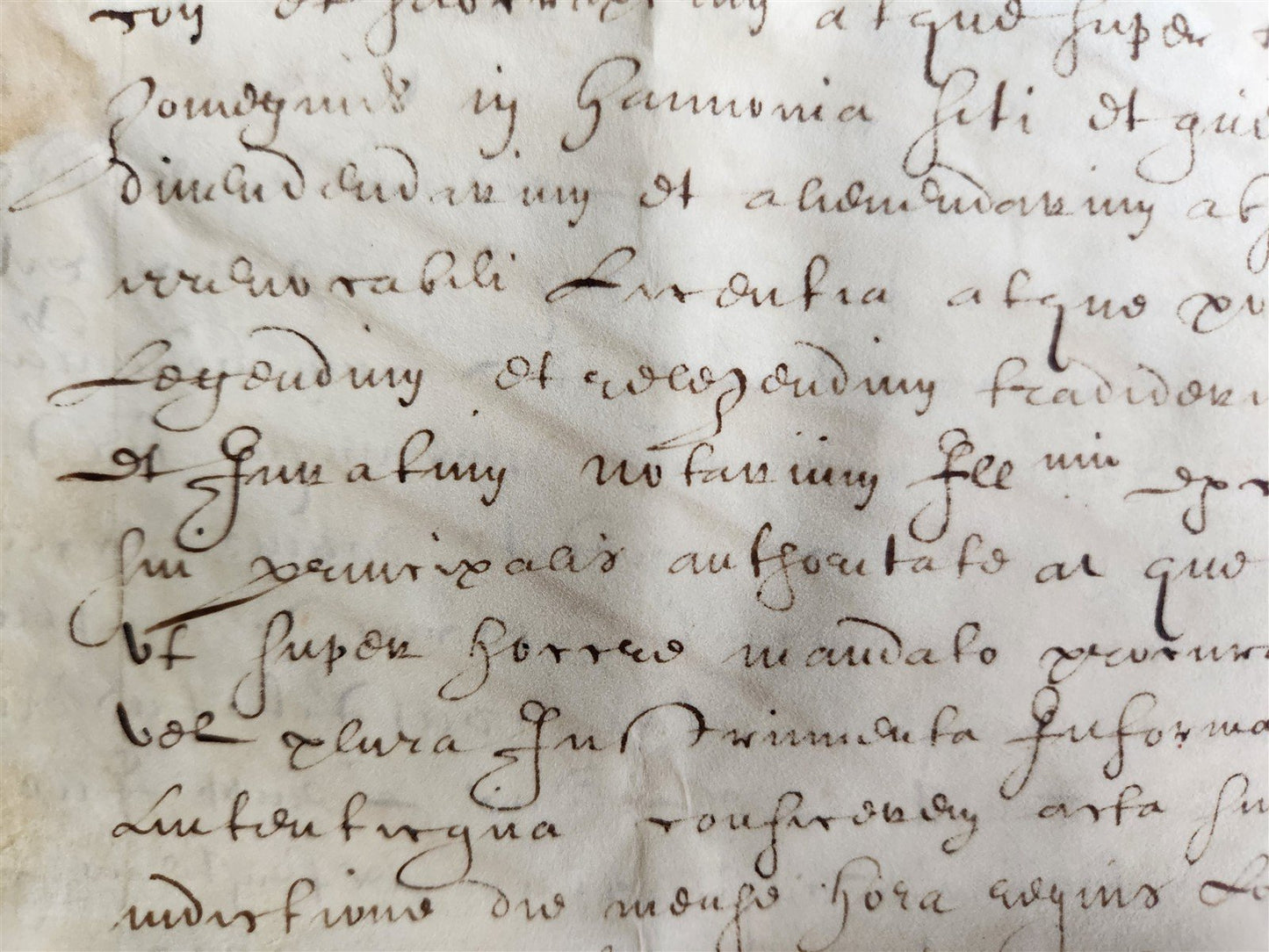 17th century MANUSCRIPT on VELLUM ANTIQUE LEGAL DOCUMENT in FRENCH 24 pages