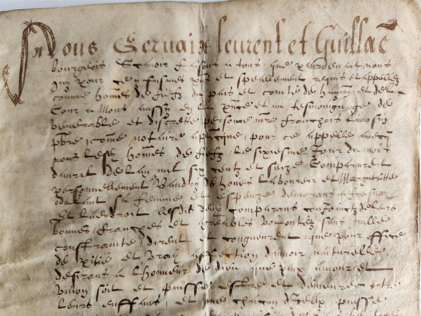 1617 MANUSCRIPT on VELLUM ANTIQUE LEGAL DOCUMENT in Spanish 24 pages