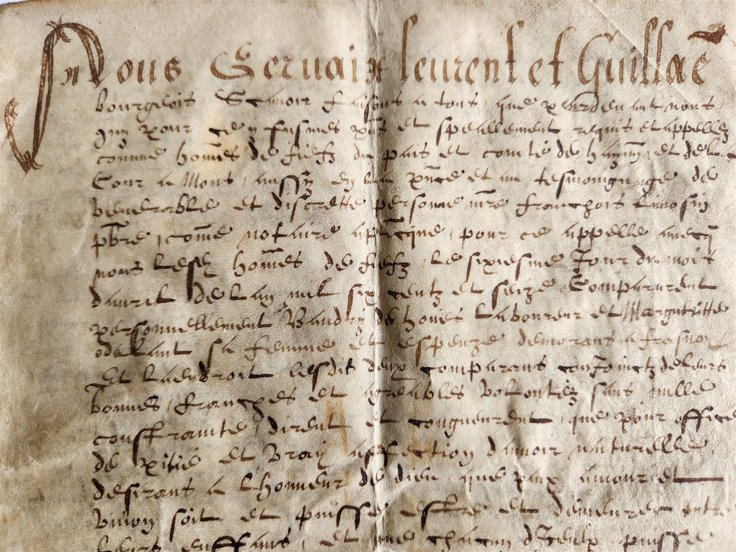 1617 MANUSCRIPT on VELLUM ANTIQUE LEGAL DOCUMENT in Spanish 24 pages