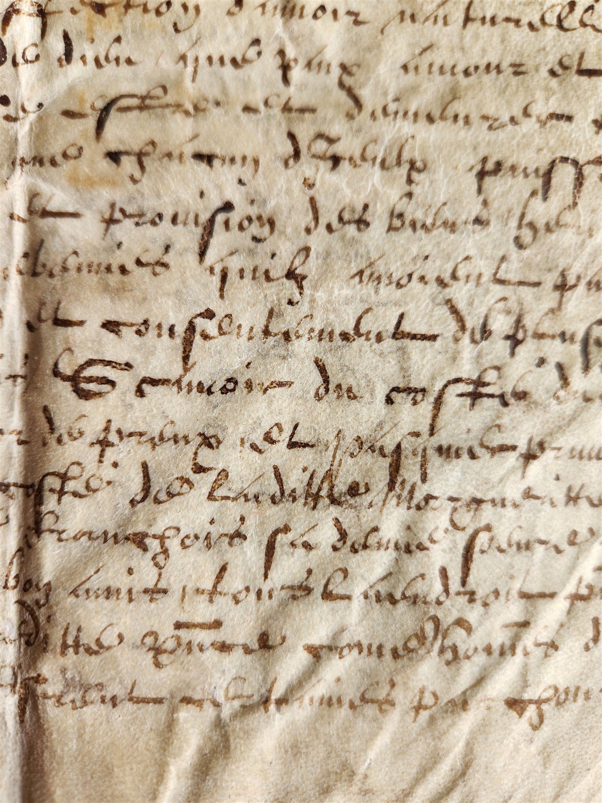 1617 MANUSCRIPT on VELLUM ANTIQUE LEGAL DOCUMENT in Spanish 24 pages