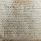 1737 MANUSCRIPT on VELLUM ANTIQUE LEGAL DOCUMENT in ENGLISH 18th CENTURY