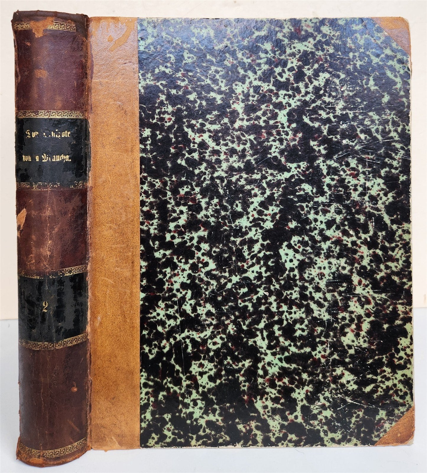 1869 DON QUIXOTE by CERVANTES antique GUSTAVE DORE ILLUSTRATED FOLIO in GERMAN
