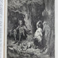 1869 DON QUIXOTE by CERVANTES antique GUSTAVE DORE ILLUSTRATED FOLIO in GERMAN
