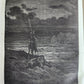 1869 DON QUIXOTE by CERVANTES antique GUSTAVE DORE ILLUSTRATED FOLIO in GERMAN