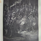 1869 DON QUIXOTE by CERVANTES antique GUSTAVE DORE ILLUSTRATED FOLIO in GERMAN