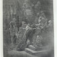 1869 DON QUIXOTE by CERVANTES antique GUSTAVE DORE ILLUSTRATED FOLIO in GERMAN