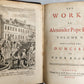 1751 WORKS of ALEXANDER POPE antique 7 VOLUMES in ENGLISH illustrated