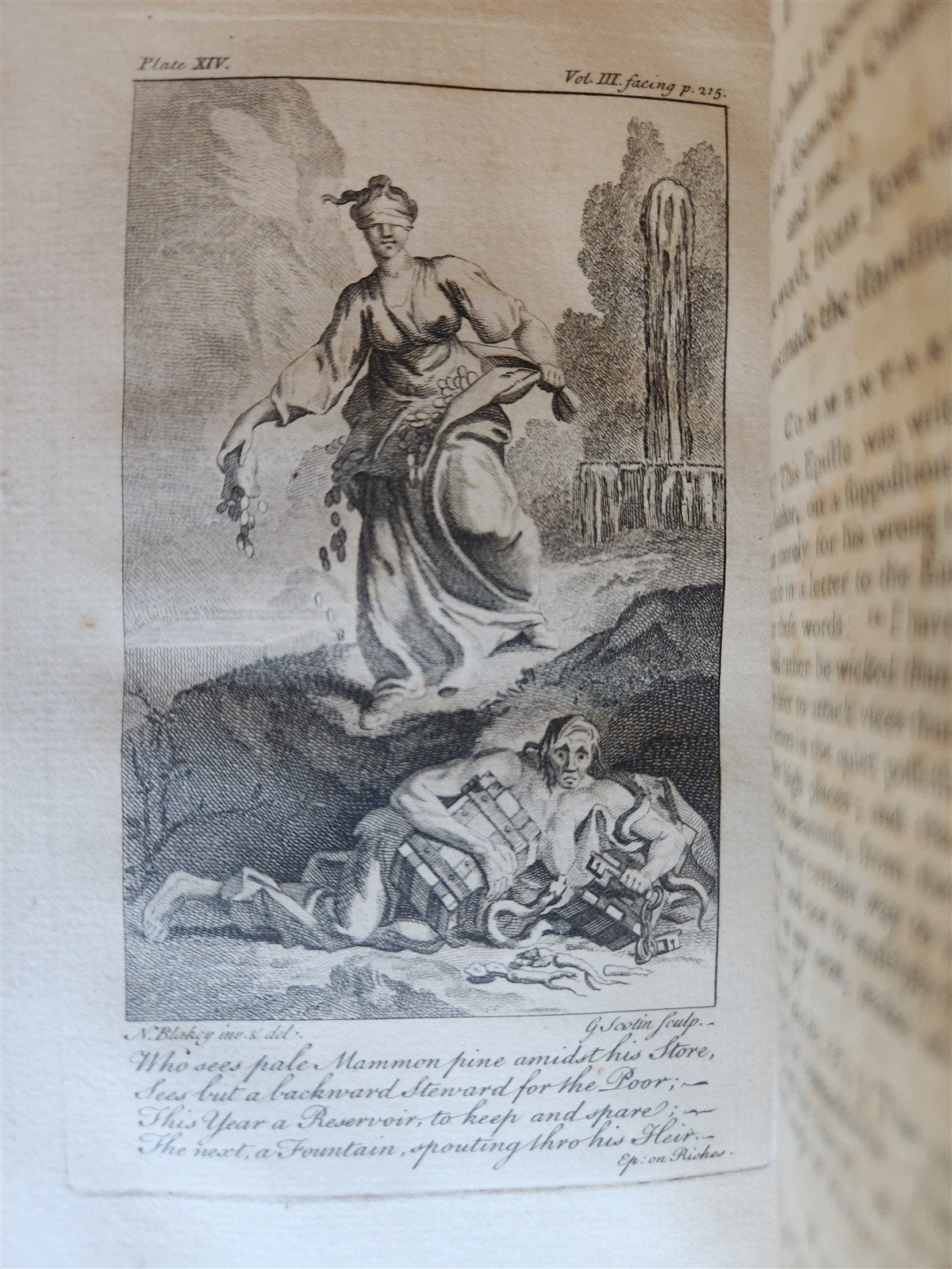 1751 WORKS of ALEXANDER POPE antique 7 VOLUMES in ENGLISH illustrated
