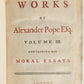 1751 WORKS of ALEXANDER POPE antique 7 VOLUMES in ENGLISH illustrated