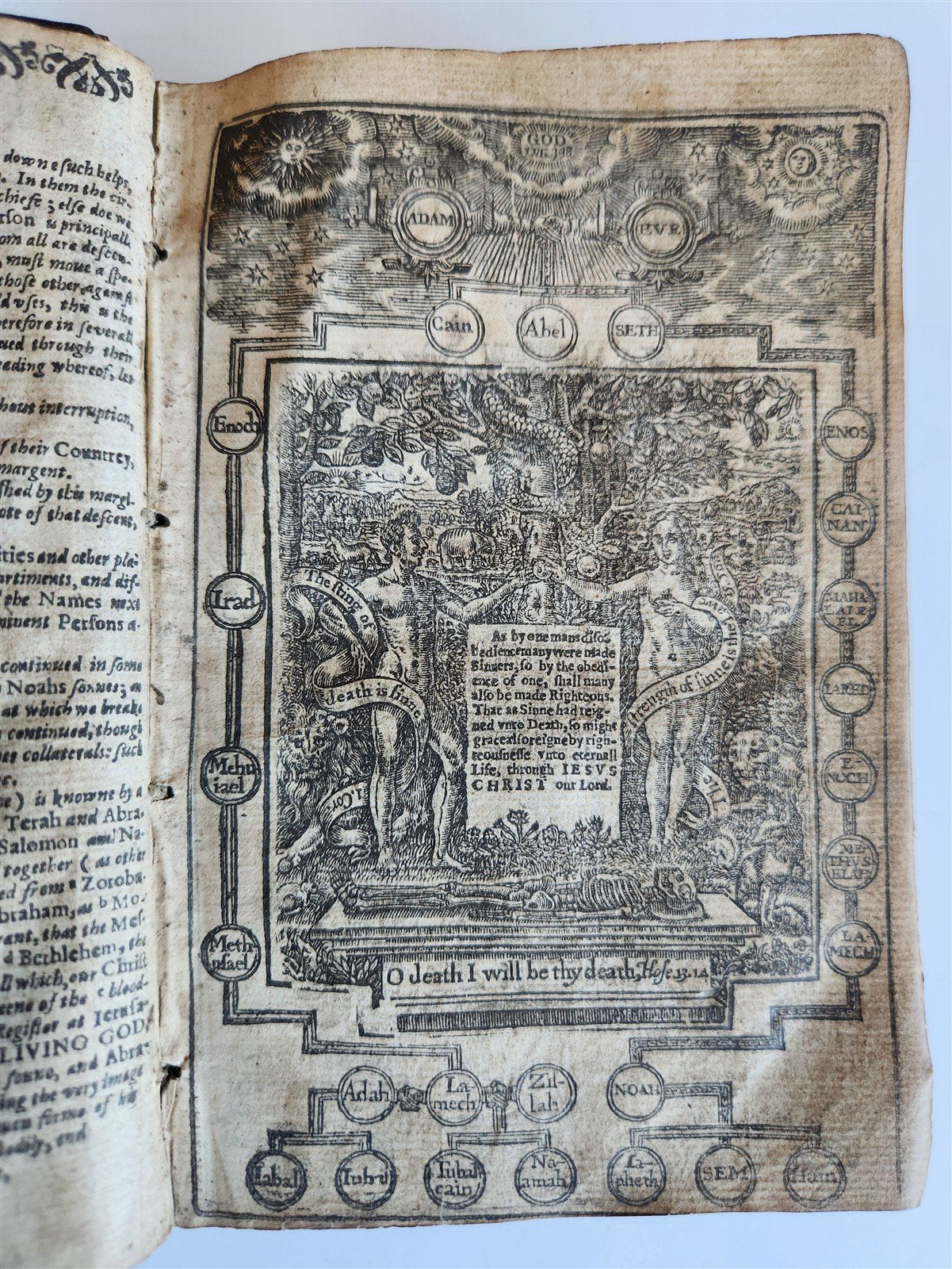 1640 BIBLE in ENGLISH by ROBERT BARKER antique ORIGINAL BINDING w/ CLASPS KJV