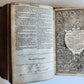 1640 BIBLE in ENGLISH by ROBERT BARKER antique ORIGINAL BINDING w/ CLASPS KJV