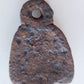 11th century ANGLO-SCANDINAVIAN VIKING BRONZE STIRRUP MOUNT w/MAN'S FACE antique