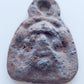 11th century ANGLO-SCANDINAVIAN VIKING BRONZE STIRRUP MOUNT w/MAN'S FACE antique