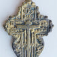 18th century RUSSIAN ORTHODO BRONZE icon NECK CROSS antique