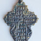 18th century RUSSIAN ORTHODO BRONZE icon NECK CROSS antique