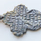 18th century RUSSIAN ORTHODO BRONZE icon NECK CROSS antique