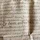 17th CENTURY MANUSCRIPT on VELLUM ANTIQUE LEGAL DOCUMENT in ENGLISH