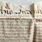 17th CENTURY MANUSCRIPT on VELLUM ANTIQUE BRITISH LEGAL DOCUMENT in ENGLISH