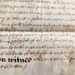 17th CENTURY MANUSCRIPT on VELLUM ANTIQUE BRITISH LEGAL DOCUMENT in ENGLISH