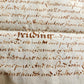 17th CENTURY MANUSCRIPT on VELLUM ANTIQUE BRITISH LEGAL DOCUMENT in ENGLISH