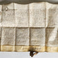 1680 17th CENTURY MANUSCRIPT on VELLUM ANTIQUE BRITISH LEGAL DOCUMENT in ENGLISH