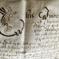 1680 17th CENTURY MANUSCRIPT on VELLUM ANTIQUE BRITISH LEGAL DOCUMENT in ENGLISH