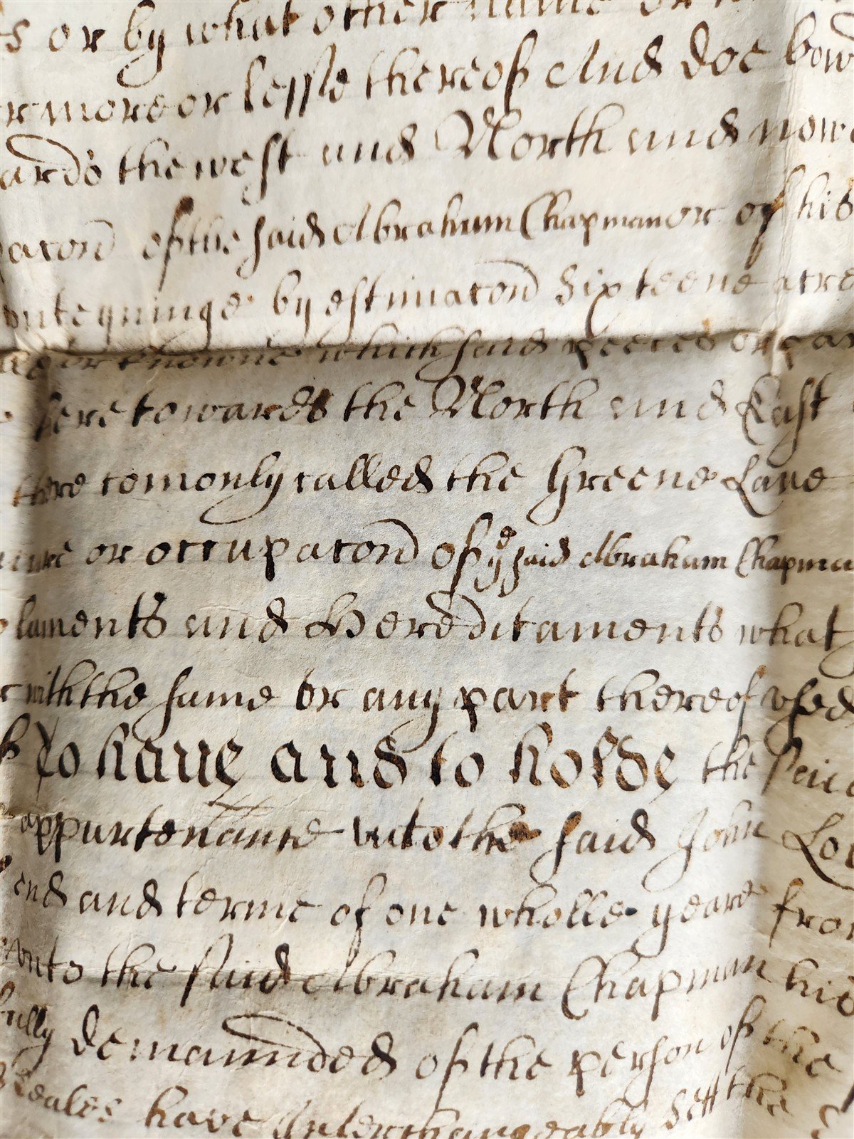 1680 17th CENTURY MANUSCRIPT on VELLUM ANTIQUE BRITISH LEGAL DOCUMENT in ENGLISH