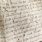 1680 17th CENTURY MANUSCRIPT on VELLUM ANTIQUE BRITISH LEGAL DOCUMENT in ENGLISH