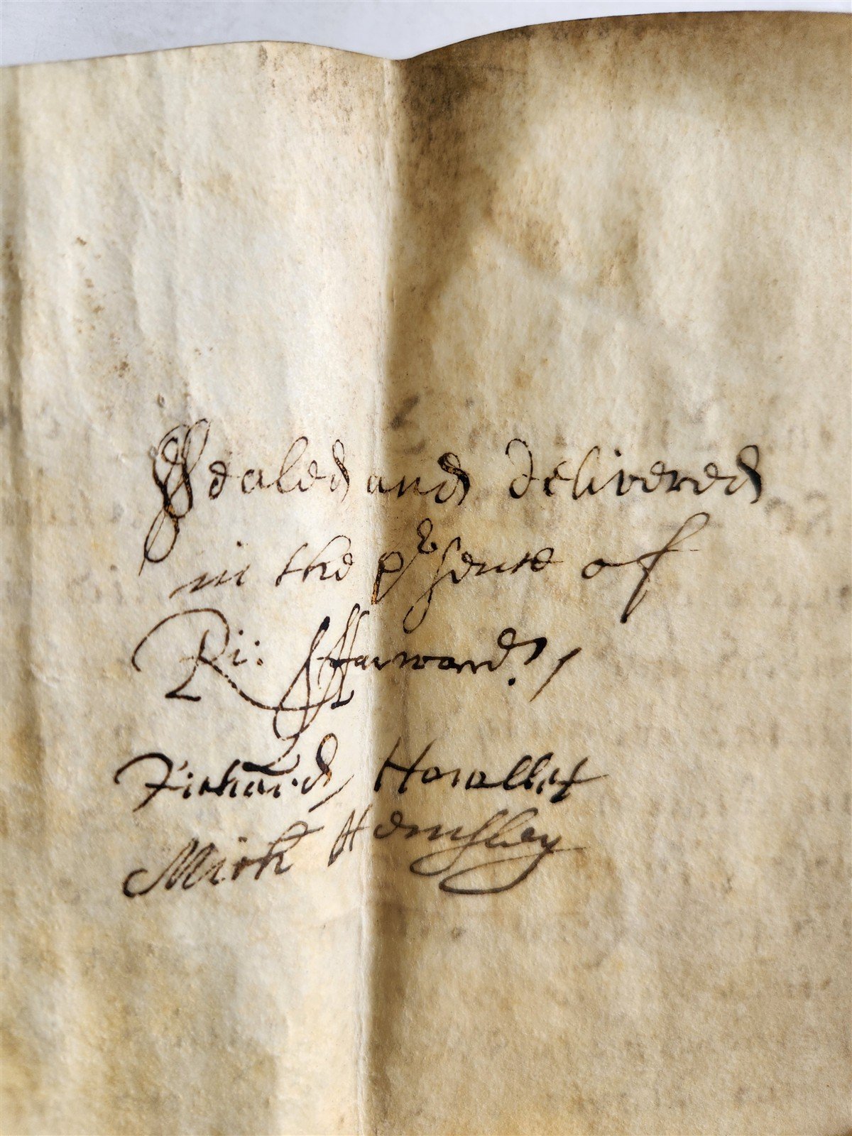 1680 17th CENTURY MANUSCRIPT on VELLUM ANTIQUE BRITISH LEGAL DOCUMENT in ENGLISH