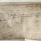 1665 17th CENTURY MANUSCRIPT on VELLUM ANTIQUE BRITISH LEGAL DOCUMENT in ENGLISH