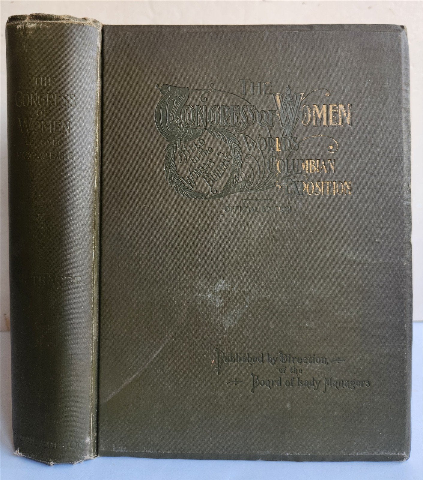 1894 Congress of Women World's Columbian Exposition ANTIQUE Americana