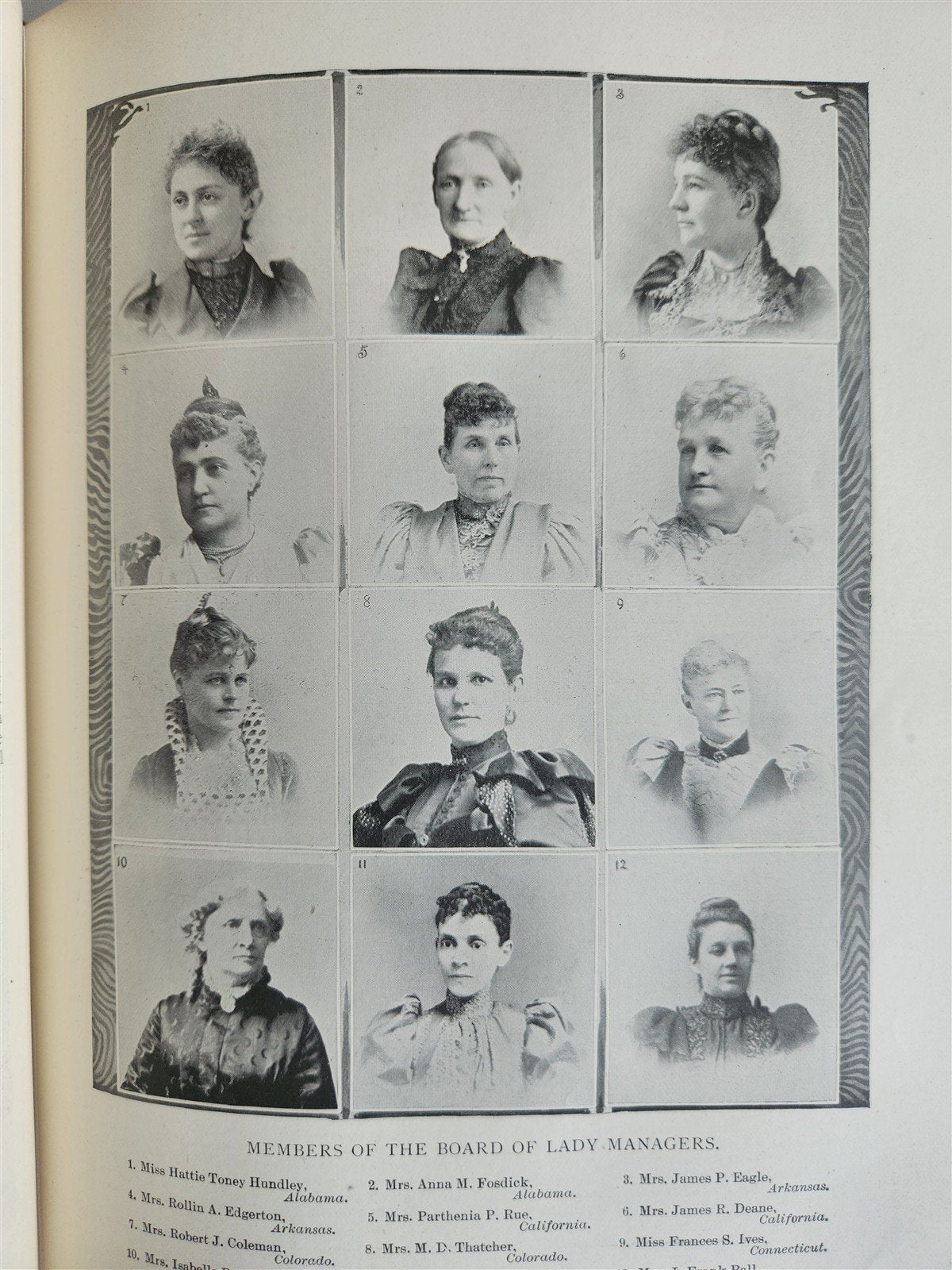 1894 Congress of Women World's Columbian Exposition ANTIQUE Americana